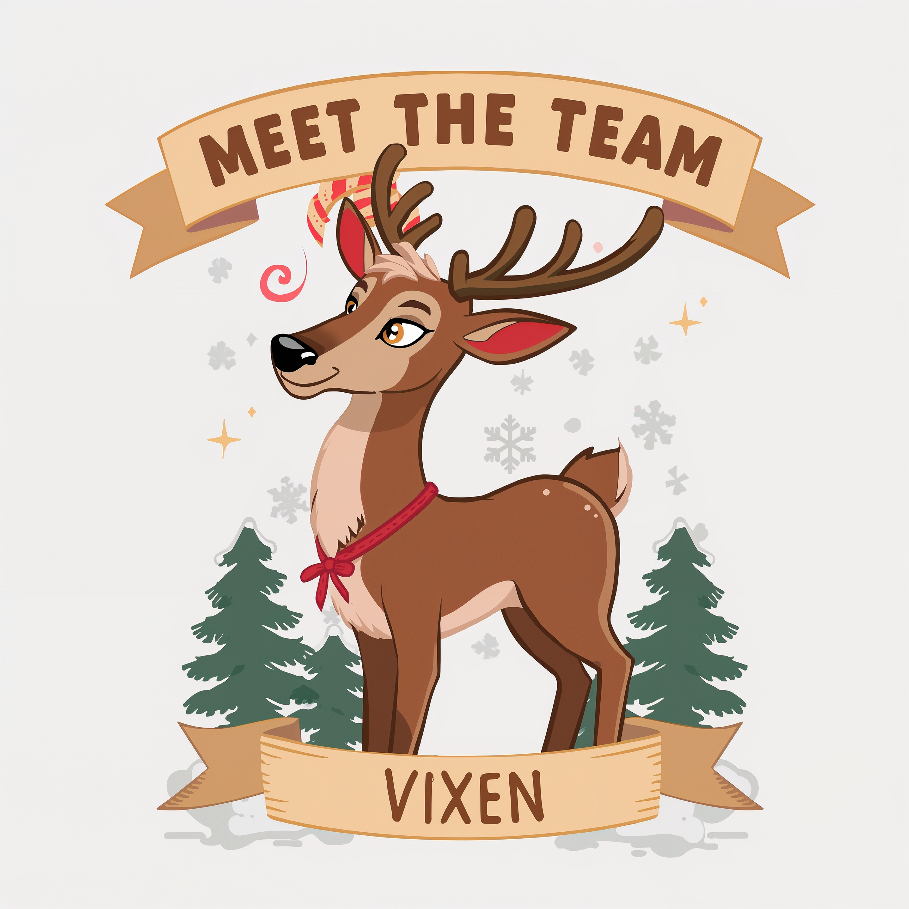 Vixen is Santa's reindeer